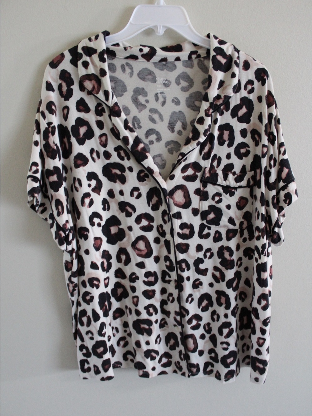 Leopard Print Pajama Set Size XXL